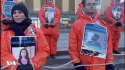 پرفورمنس سکوت در سوئد به یاد بچه‌های اکباتان، پخشان عزیزی و وریشه مرادی 