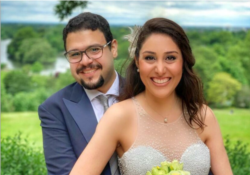 Navaz Ebrahim's sister and brother-in-law Niloofar Ebrahim and Saeed Tahmadesbi, who were killed in Iran's shoot-down of a Ukrainian passenger plane near Tehran on Jan. 8, 2020. (Courtesy of family)