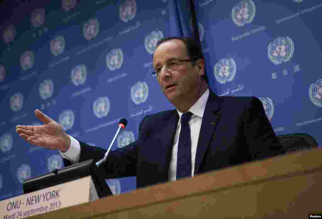 Fransiya rahbari Fransua Olland