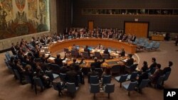 북한 제재안을 논의하는 유엔 안보리 이사회 (자료사진)