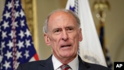 Dan Coats, le coordonnateur du renseignement américain, à Capitol Hill, Washington, le 16 mars 2017.