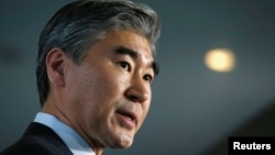 미국의 성 김 국무부 대북정책 특별대표 (자료사진)