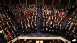 លោក​ប្រធានាធិបតី​ស.រ.អា.ថ្លែង​ទៅកាន់​​សភា​នៅ​ពេលថ្មីៗ។​