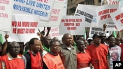 Zanga zangar kungiyar 'yan kwadagon Najeriya