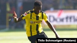 Ousmane Dembélé, 27/08/16, REUTERS/Thilo Schmuelgen 