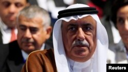 FILE - Saudi Arabia's Finance Minister Ibrahim Alassaf attends the Egypt Economic Development Conference (EEDC) in Sharm el-Sheikh, in the South Sinai governorate, south of Cairo, March 14, 2015. 