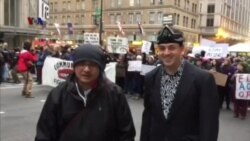 Kelompok Pemrotes Jelang Inaugurasi Trump di Washington DC