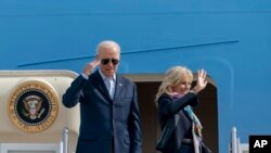 جو بایدن، رئیس جمهوری ایالات متحده، و جیل بایدن، بانوی نخست (آرشیو)