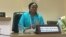 Fatou Bensouda, procureure générale de la CPI, à Niamey, le 25 avril 2017. (VOA/Abdoul-Razak Idrissa)