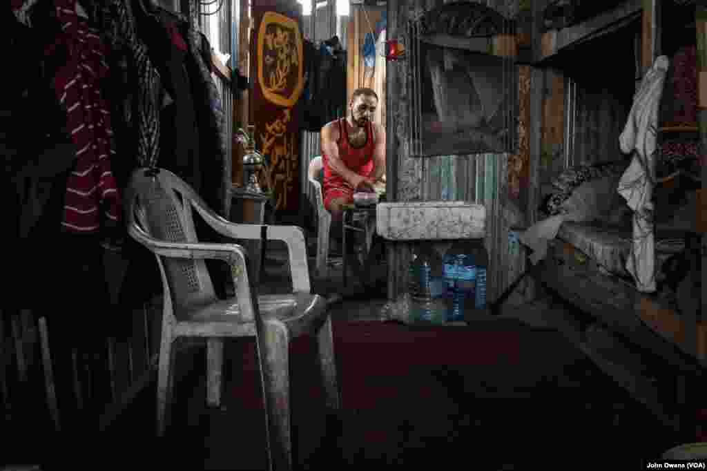 Some of the fishermen live on-site at the port. The changes mean that many fear for their futures. 