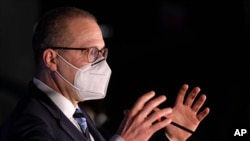 FILE - World Health organization Director for Europe Hans Kluge.