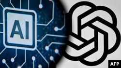 资料照：OpenAI公司开发的ChatGPT的标识 