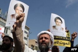 ชาวอิหร่านประท้วงต่อต้านอิสราเอลในวันศุกร์ที่ 19 เมษายน ในกรุงเตหะราน