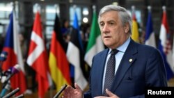 آنتونیو تاجانی، وزیر امور خارجه ایتالیا - آرشیو