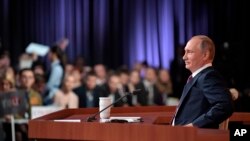 Vladimir Poutine, candidat à un quatrième mandat