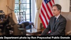 아시아 순방 중인 토니 블링컨 미국 국무장관이 언론과 인터뷰했다.