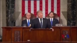 川普国会讲话在华盛顿引起辩论