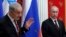 Russian President Vladimir Putin (R) and Israel's Prime Minister Benjamin Netanyahu take part in a joint news conference in Moscow, Nov. 20, 2013.