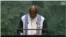  Roch Kaboré à l'ONU, le 24 septembre 2019.