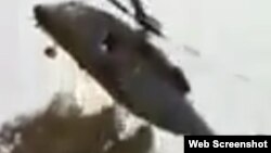 S-92 helicopter in Syria takes off in al-Hasakah, Syria. 