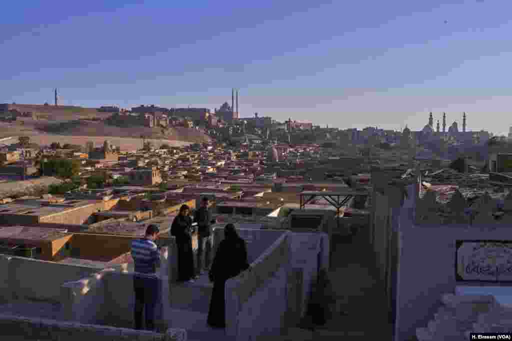 With the high demand for housing, some residents are making their homes in the city’s graveyards. Some statistics have close to 70 percent of Cairo’s population living in informal neighborhoods.