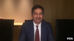 美国首位LGBTI人权特使蓝迪‧贝瑞（Randy Berry）在台湾访问期间，称赞台湾活跃的公民社会令其成为LGBTI人权全球领袖。（美国之音萧洵拍摄）