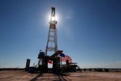 Sebuah rig minyak di Midland, Texas. AS (Foto: AP)