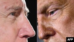 미국 유권자들은 도널드 트럼프 전 대통령을 '경제'에 더 나은 후보라고 생각하지만, '민주주의 가치'를 수호하는 데 있어서는 조 바이든 대통령이 더 적합하다고 보는 여론조사 결과가 나왔다.(자료사진)