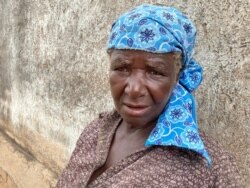 Maria Gunzi worries she will not have enough food by the end of the rainy season next year, in Goromonzi district in Zimbabwe, Dec. 5, 2019. (Columbus Mavhunga/VOA)