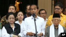 조코 위도도(조코위) 현 인도네시아 대통령이 지난 18일 기자회견에서 대선 승리를 선언했다. 