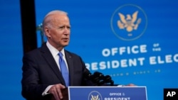 Presiden terpilih AS, Joe Biden 