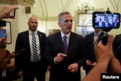 U.S. House Speaker McCarthy (R-CA) arrives at U.S. Capitol