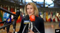 کایا کالاس، رییس روابط خارجی اتحادیهٔ اروپا