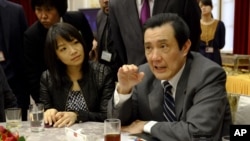 FILE - Taiwan's President Ma Ying-jeou.