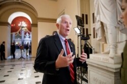 FILE - Rep. Mo Brooks, R-Ala. is interviewed on Capitol Hill in Washington, March 22, 2017.