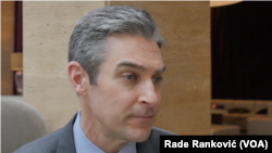 Izvršni potpredsjednik Atlantskog savjeta Damon Wilson u razgovoru za Glas Amerike (Foto: Glas Amerike)