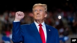 도널드 트럼프 대통령 당선인.