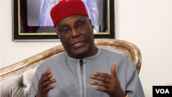 Tsohon mataimakin shugaban Najeriya Atiku Abubakar 