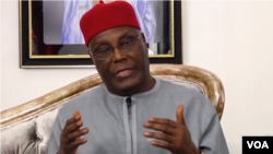 Tsohon mataimakin shugaban Najeriya Atiku Abubakar.