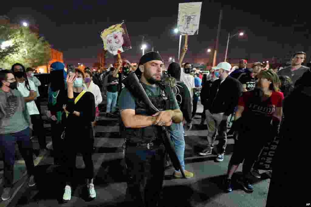 Zanga-zanga a birnin Phoenix. 