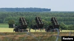 폴란드 남동부 자모시치에 배치된 독일 패트리엇 방공미사일 포대 (자료사진) 
