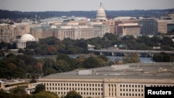 Gedung Pentagon terlihat di Arlington, Virginia, AS, 9 Oktober 2020. (Foto: REUTERS/Carlos Barria)