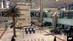 Le centre commercial de l'aéroport international du Caire, 21 mars 2017.