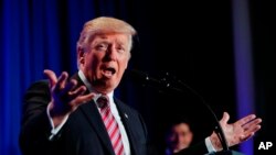 Le président des Etats-Unis Donald Trump, 26 janvier 2017.