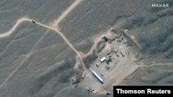 이란의 나탄즈 핵시설 위성사진.