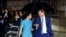 FILE - Britain's Prince Harry and Meghan arrive at the annual Endeavour Fund Awards in London, March 5, 2020.