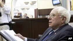 Senator Bernie Sanders di Capitol Hill, Washington DC (Foto: dok).