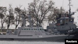 روس کی جانب سے پکڑے جانے والی یوکرین کے جہاز