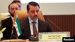 아사드 하산 알시바니 시리아 과도정부 외무부 장관 (자료사진)