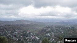 Vue générale de la ville de Lalibela en Éthiopie, le 2 mai 2021. 